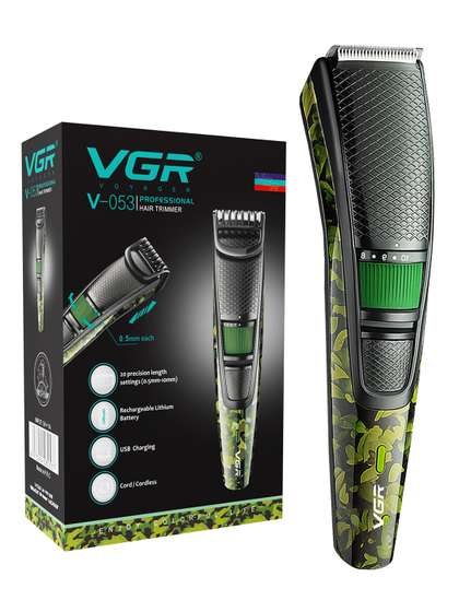 VGR V-053 Professional
                      Hair Trimmer - Black