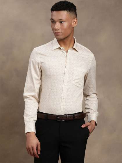 Turtle Men Standard
                        Slim Fit Printed Formal Shirt