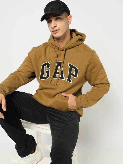 GAP Applique Brand
                      Logo Hooded Sweatshirt