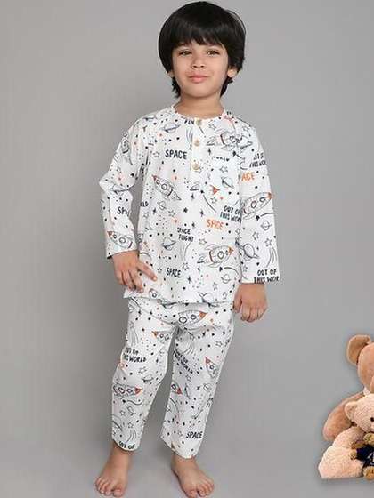 BAESD Boys Printed Night
                    suit