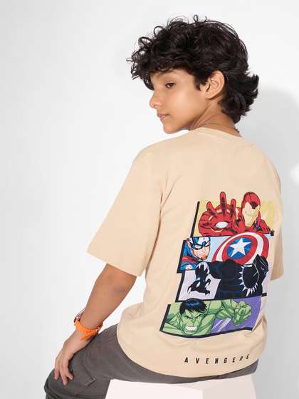 Pantaloons Junior Boys
                    Printed Cotton T-shirt