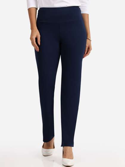 Blissclub Women
                        Ultimate Straight Pants -Lite Regular Trousers
