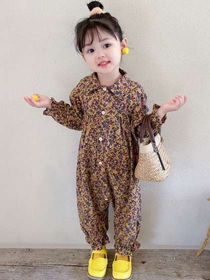 LULU & SKY Girls
                      Printed Basic Jumpsuit