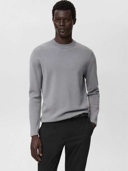 MANGO MAN Round Neck
                        Pullover Sweaters
