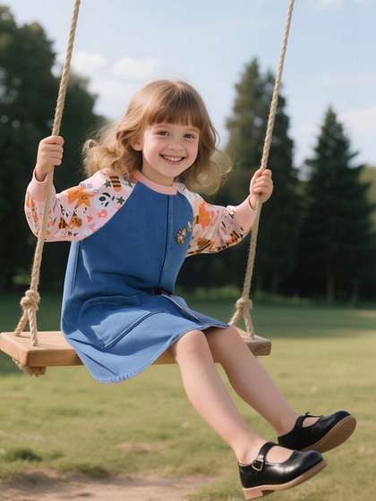 LULU & SKY Girls
                    Printed Nightdress