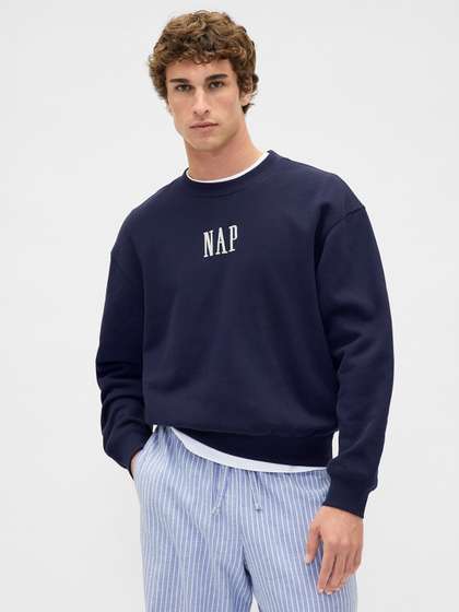 GAP Embroidered
                        Brand Logo Detail Sweatshirt