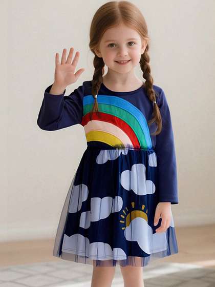 LULU & SKY Girls
                    Printed Nightdress