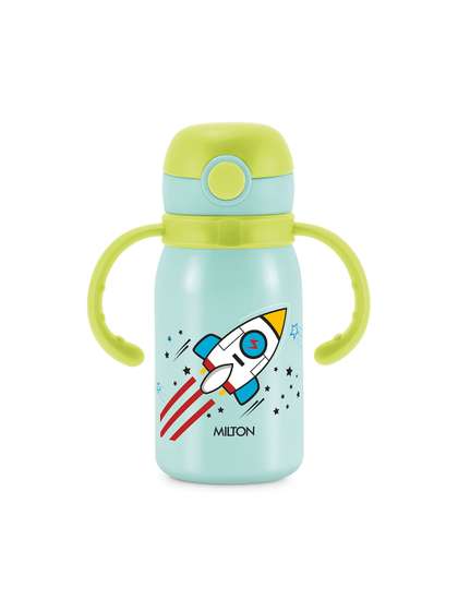 MILTON Fountain Mint
                      Green (Rocket) 450 Stainless Steel Water Bottle,
                      Leak Proof, 455 ml