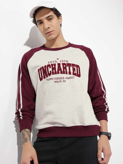 The Roadster Life
                          Co. Relaxed Fit Embroidered Sweatshirt