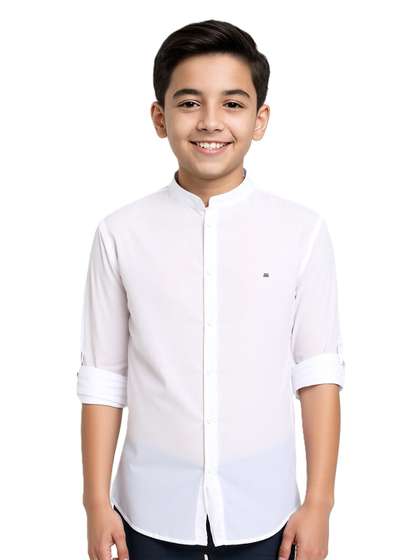 CHARCHIT Boys Comfort
                      Pure Cotton Casual Shirt
