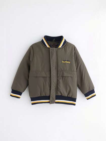 One Friday Boys
                    Lightweight Bomber with Patchwork Jacket