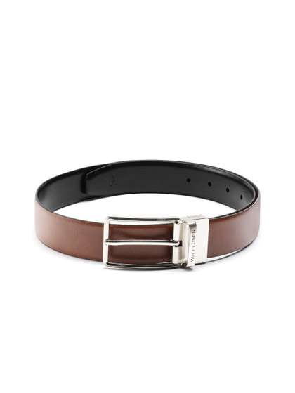 Van Heusen Men Leather
                    Reversible Formal Belt