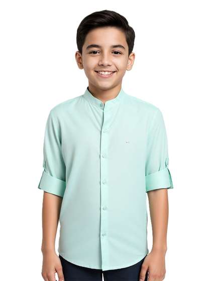 CHARCHIT Boys Comfort
                    Pure Cotton Casual Shirt