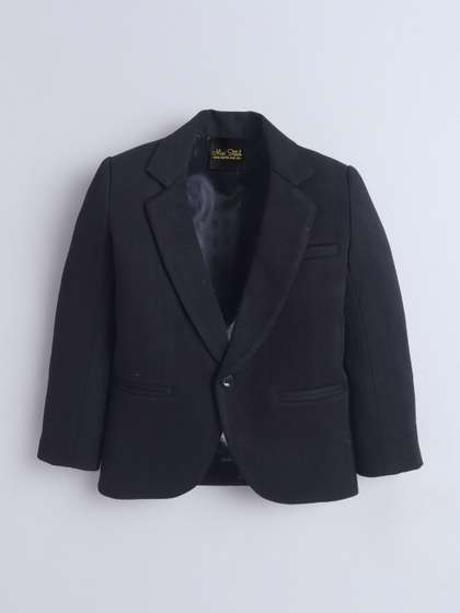 Ministitch Boys Notched
                    Lapel Single-Breasted Blazers