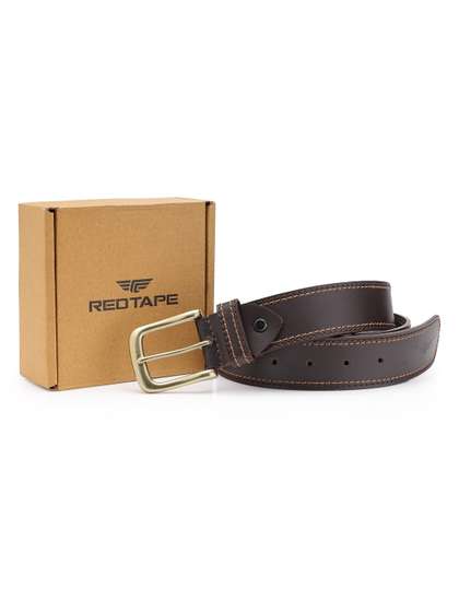Red Tape Men Leather
                    Casual Belt