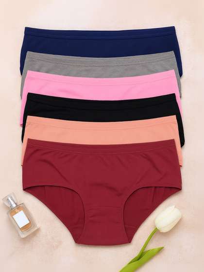 FiveFlag Pack Of 6
                        Combed Cotton Hipster Briefs
