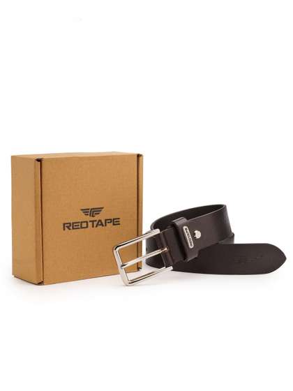 Red Tape Men Leather
                      Formal Belt