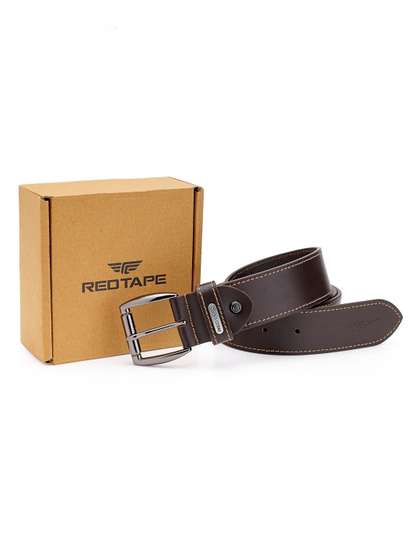 Red Tape Men Leather
                      Formal Belt