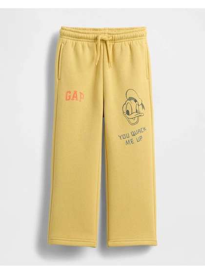 GAP Boys Graphic Printed
                    Relaxed Fit Mid-Rise Track Pants