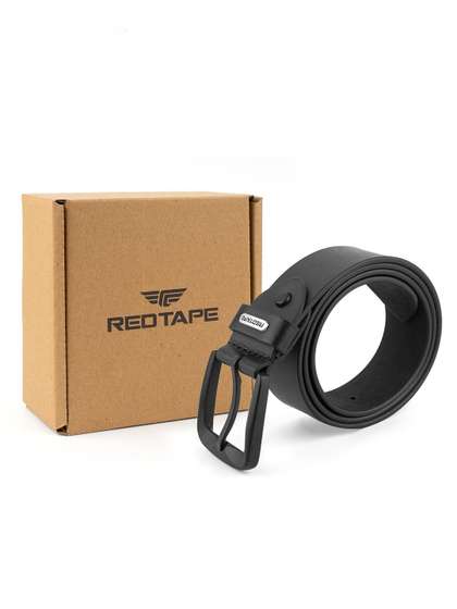Red Tape Men Leather
                      Belt
