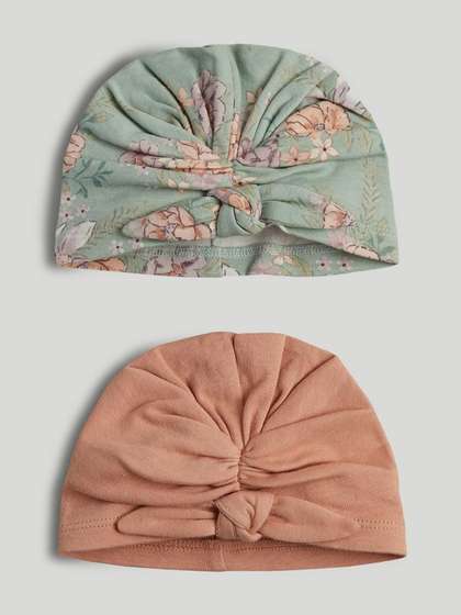 mothercare Girls Green
                    Self Design Bakerboy Hat