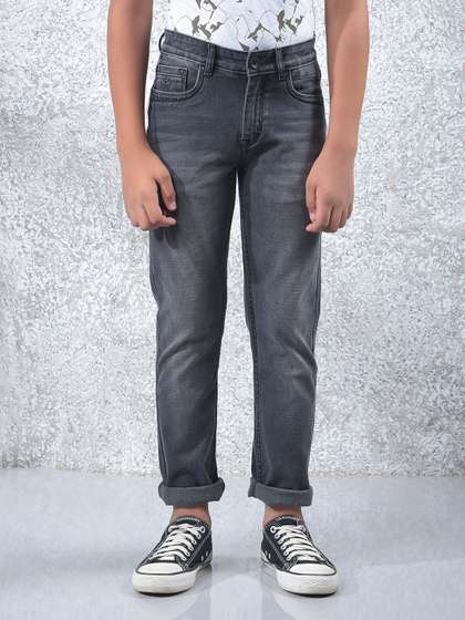 Crimsoune Club Boys Slim
                    Fit Mid-Rise Stretchable Jeans