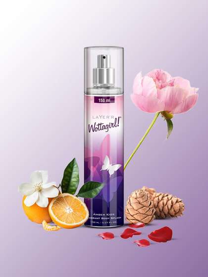 LAYER'R WOTTAGIRL!
                        Amber Kiss Body Splash -150 ml