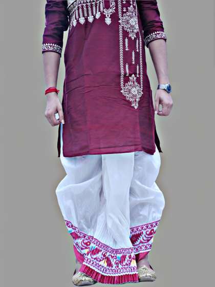 Krishiv Lifestyle
                        Self Design Dhoti