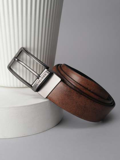 Van Heusen Men
                      Textured Leather Reversible Formal Belt