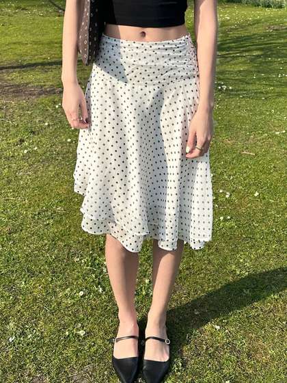 StyleCast x Revolte
                        Printed A-Line Knee Length Skirts
