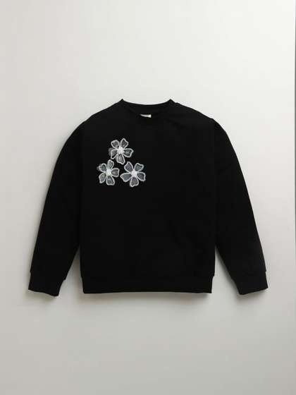 ZIP ZAP ZOOP Girls
                    Embellished Sweatshirt
