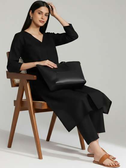 Varanga Women
                        Regular Kurta with Trousers