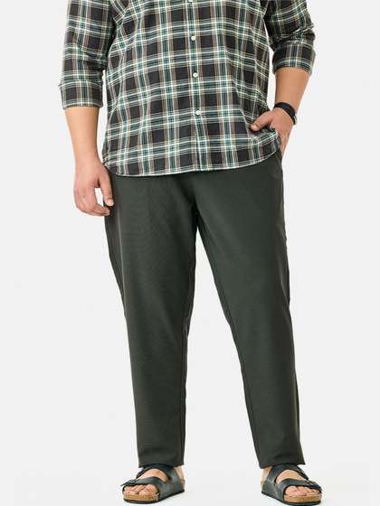 Snitch Plus Size Men
                        Stretch Trousers