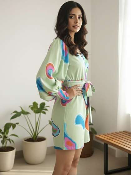 Sleek Italia Printed
                        Jumpsuit