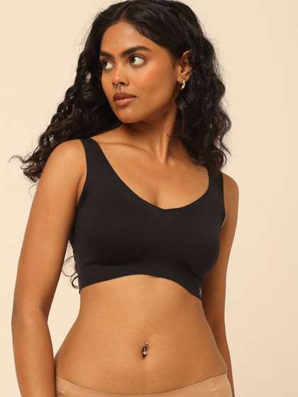 Krvvy Removable Cups
                        & Padded Seamless Bralette