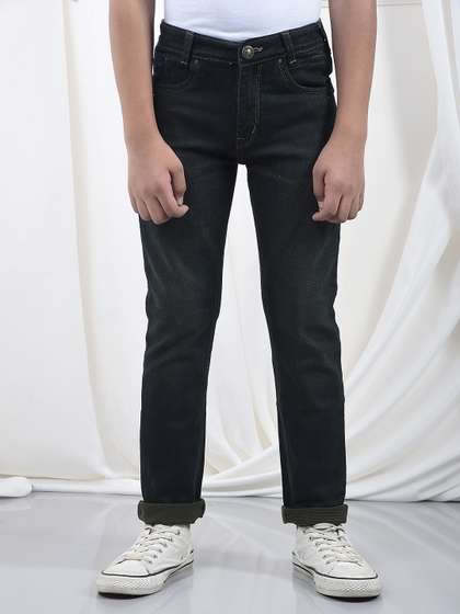 Crimsoune Club Boys Slim
                    Fit Mid-Rise Stretchable Jeans