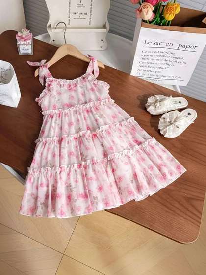 DHARMIKAAY TRENDZ Floral
                    Print A-Line Dress