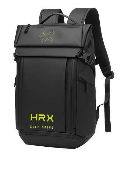 HRX by Hrithik Roshan
                      Unisex Brand Logo Backpack with Anti-Theft