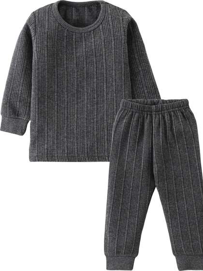 TINY HANDS Kids Striped
                    Thermal Set