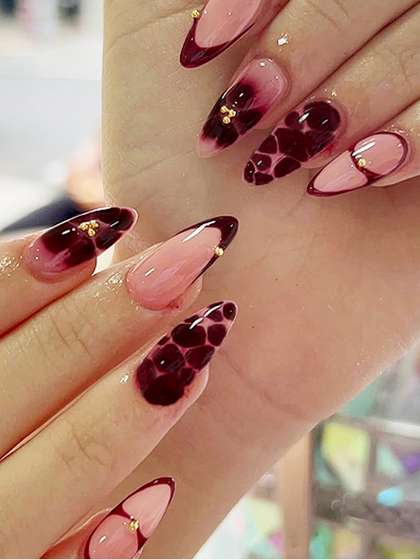 Secret Lives Set
                          Of 24 Reusable Artificial Press On Nails