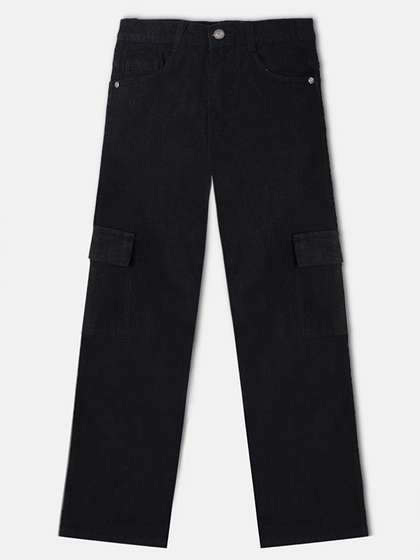 Urbano Juniors Boys
                    Loose Baggy Fit Washed Stretchable Cargo Jeans