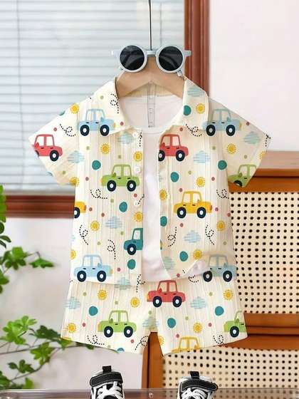 DANFORTH Kids
                        Printed Shirt With Shorts
