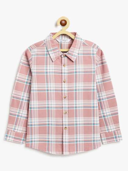 Campana Boys Tartan
                    Checks Casual Shirt