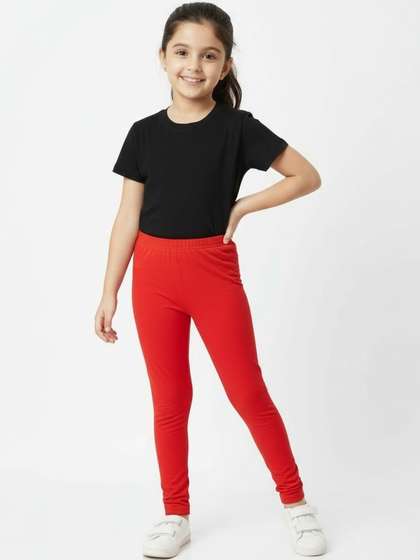 Charm n Cherish Girls
                    Mid-Rise Ankle-Length Leggings