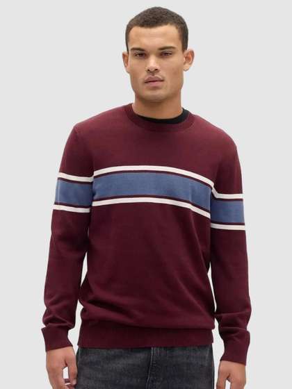 GAP Striped Cotton
                          Pullover