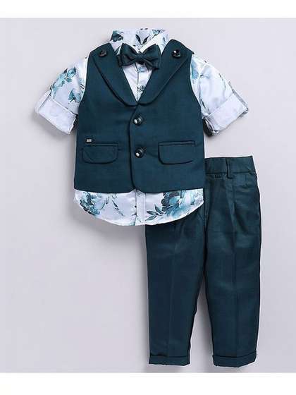 Zuxibela Boys Printed
                      Shirt with Trousers