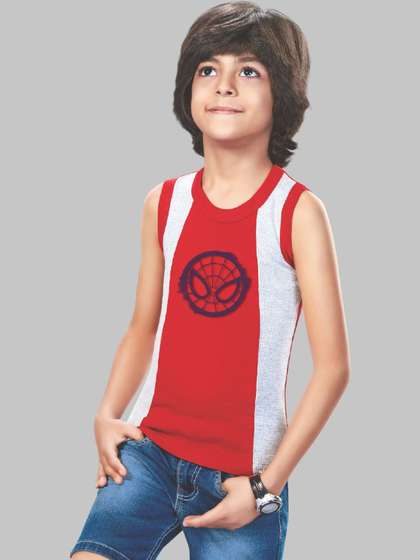 AMUL COMFY Boys Pack Of
                    3 Avengers Printed Pure Cotton Assorted Innerwear
                    Vests