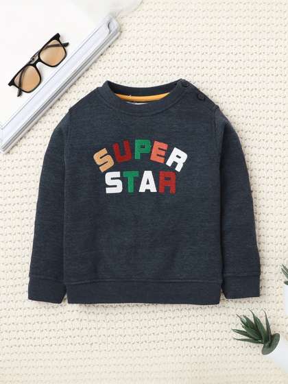 Yellow Apple Boys
                    Pullover with Embroidered Detail