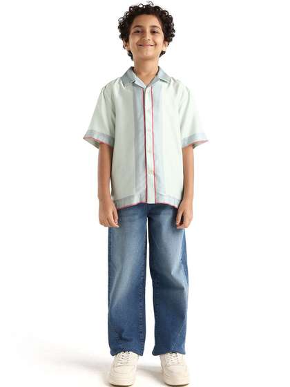 RARE ONES Boys
                    Colourblocked Casual Shirt