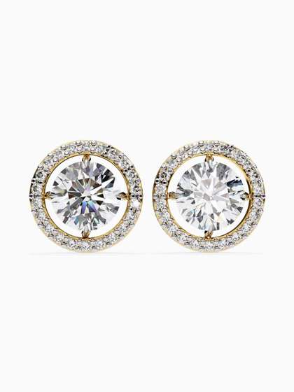 Valanova Sterling
                        Silver Plated With Yellow Gold & Certified
                        Lab Grown Diamond 1.19cts Vse0024r100